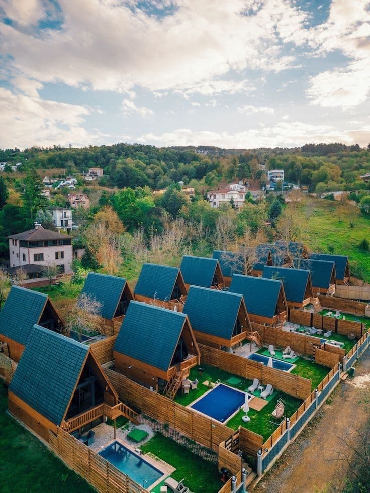 Ansamblu Case din Lemn, Cluj